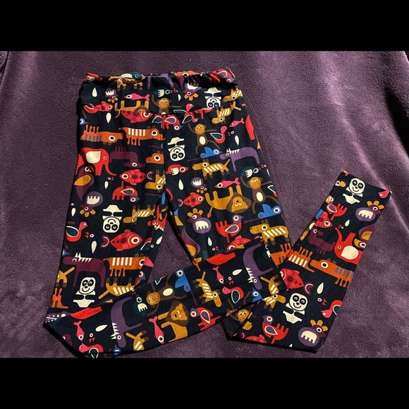 Lularoe leggings with animals - Picture 1 of 6